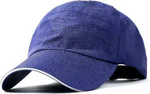 Mens Waterproof Baseball Cap Womens Rain Hat Foldable Outdoor Running Sun Fishing hat