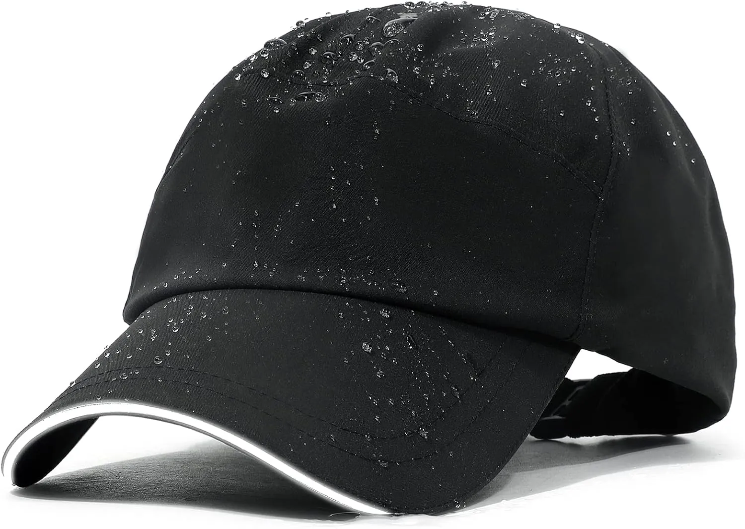 Mens Waterproof Baseball Cap Womens Rain Hat Foldable Outdoor Running Sun Fishing hat