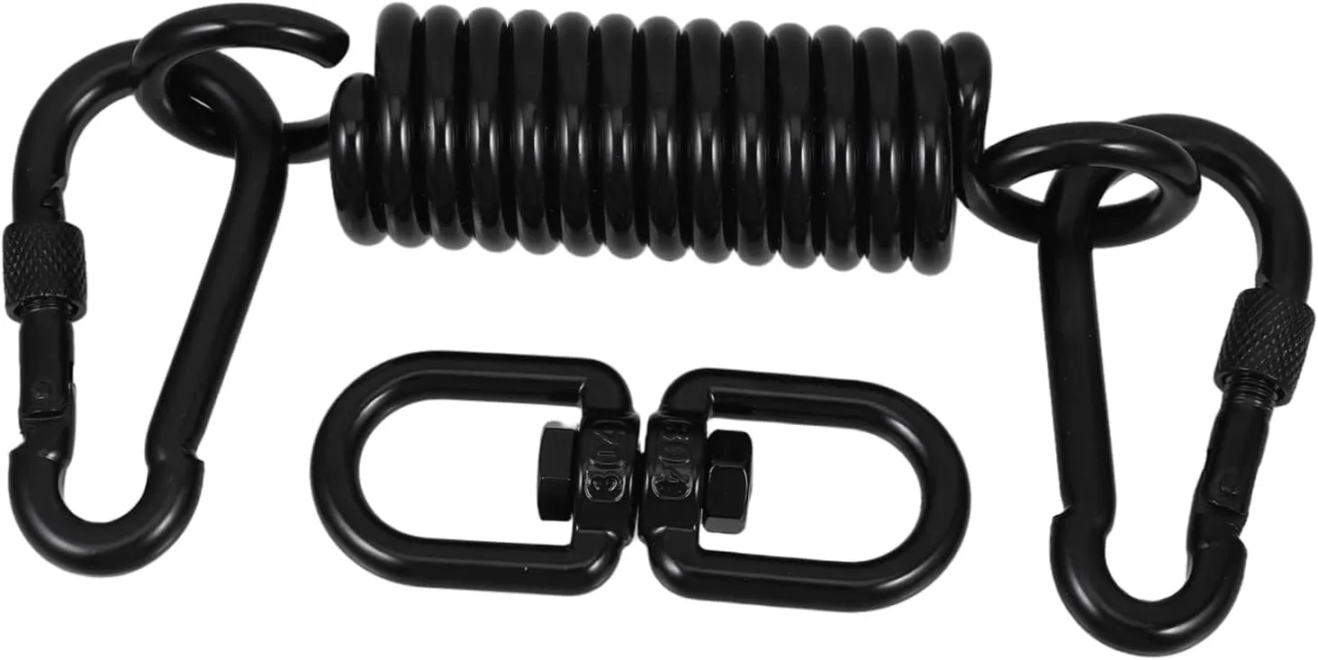 MERRYHAPY Effortless Setup Swing Hanger and Springs Porch Swings Hanging Kit Hardware