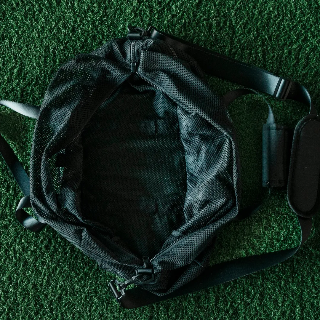 Mesh Duffle Bag - Black