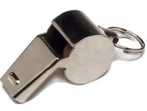 METAL HIGH PITCH WHISTLE 1 DOZEN