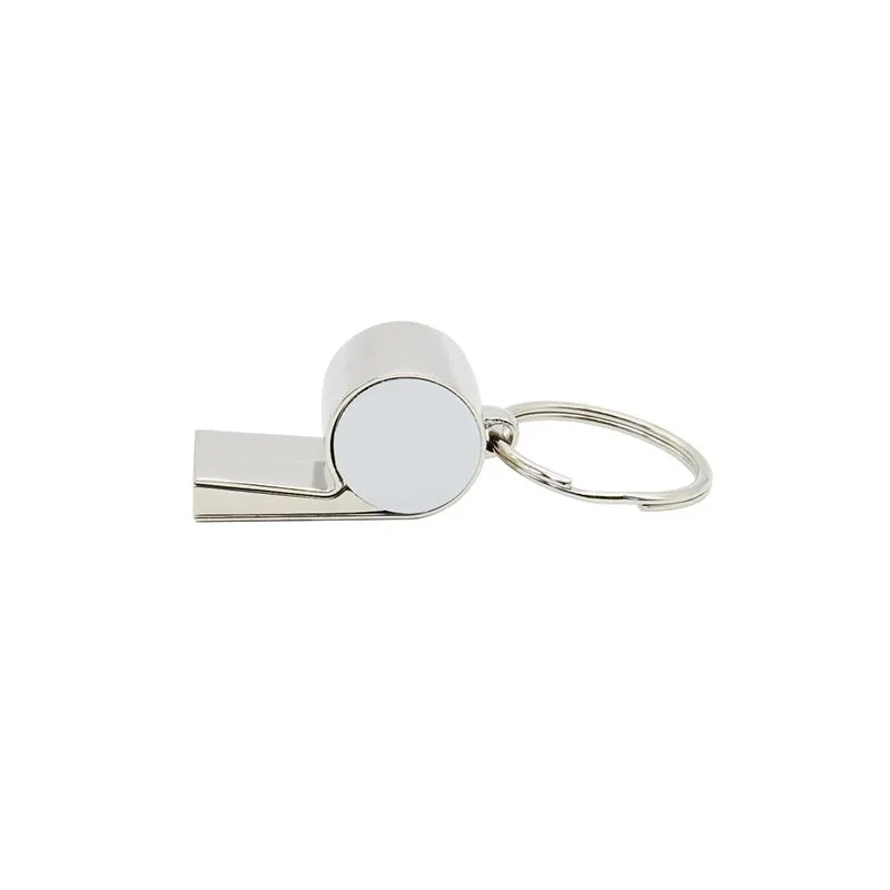Metal Whistle Keyring