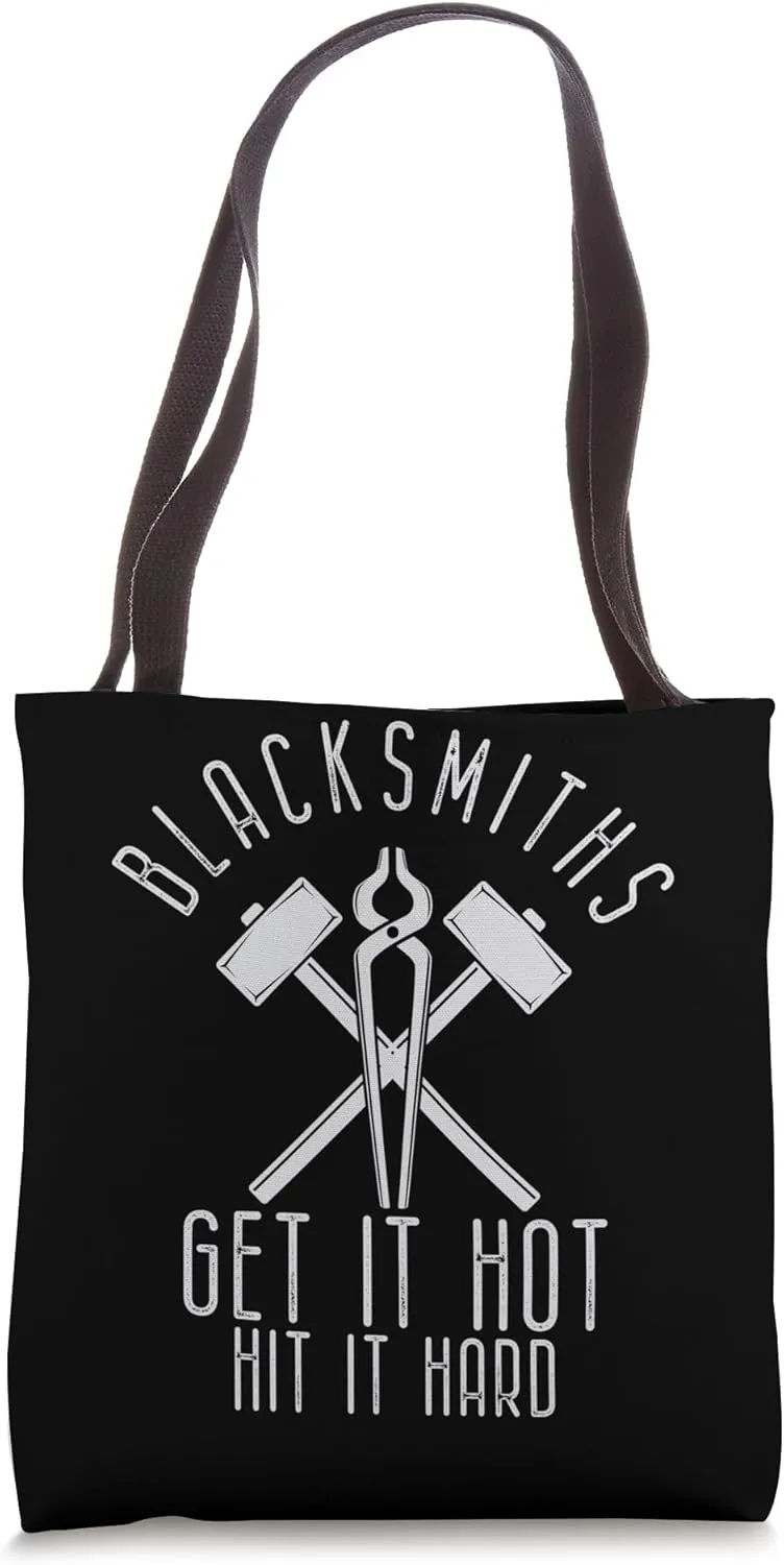 Metalworker Blacksmith Tote Bag