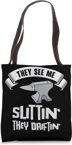 Metalworker Blacksmith Tote Bag
