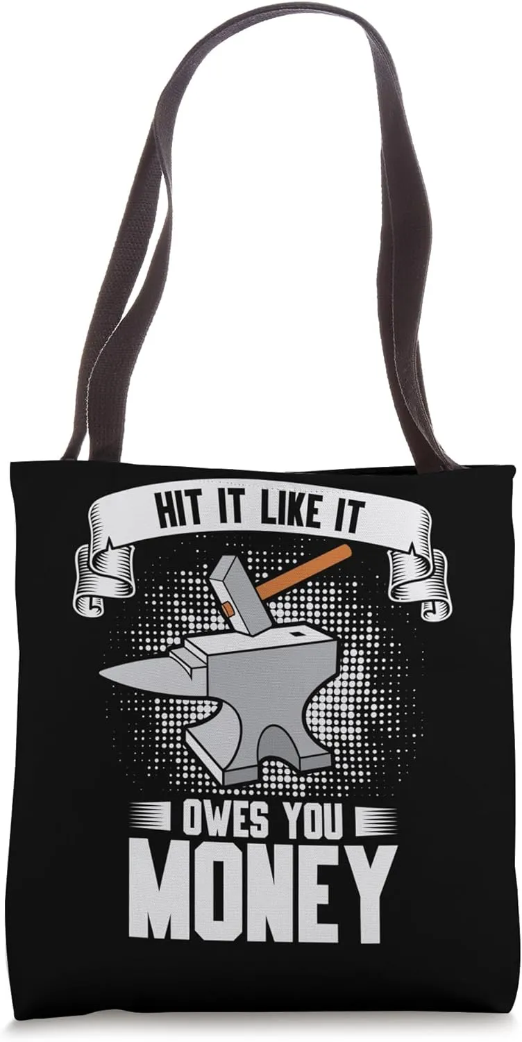 Metalworker Blacksmith Tote Bag