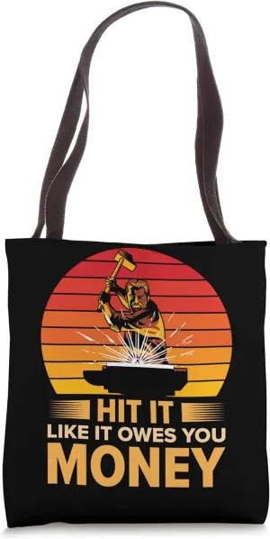 Metalworker Blacksmith Tote Bag