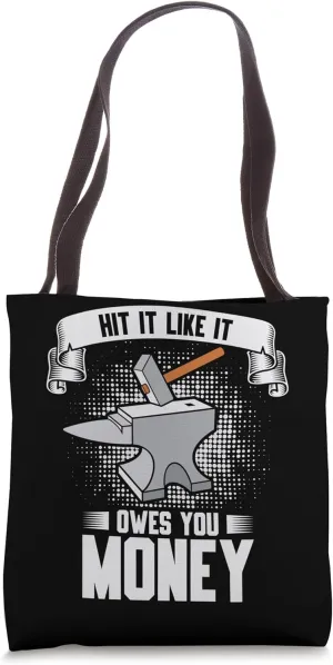 Metalworker Blacksmith Tote Bag