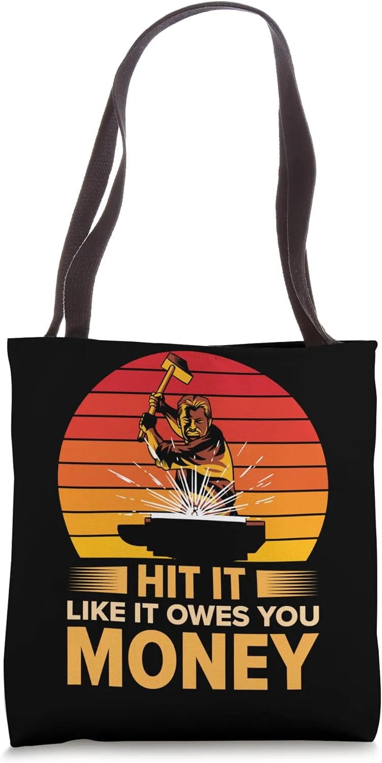 Metalworker Blacksmith Tote Bag