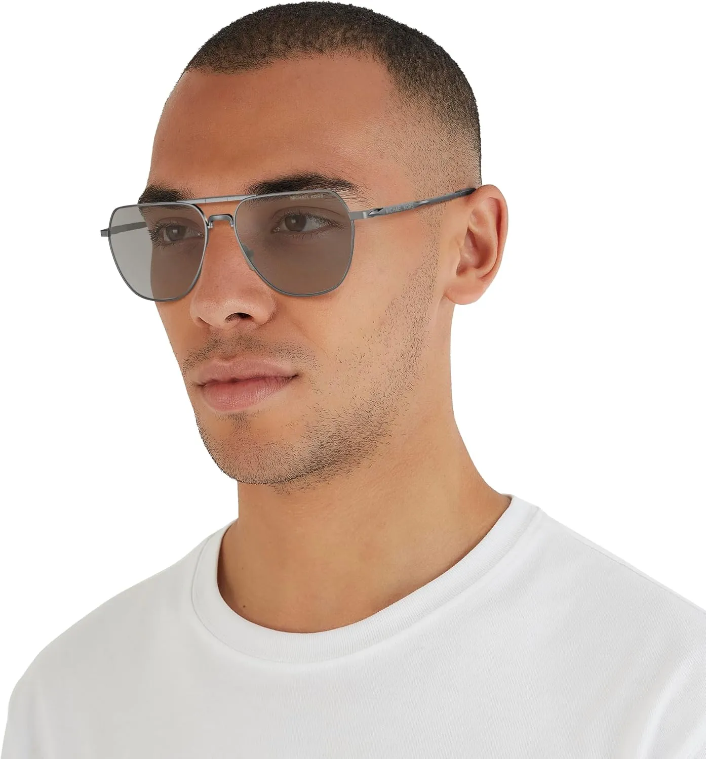 Michael Kors Men's Mk1156 Keswick Aviator Sunglasses