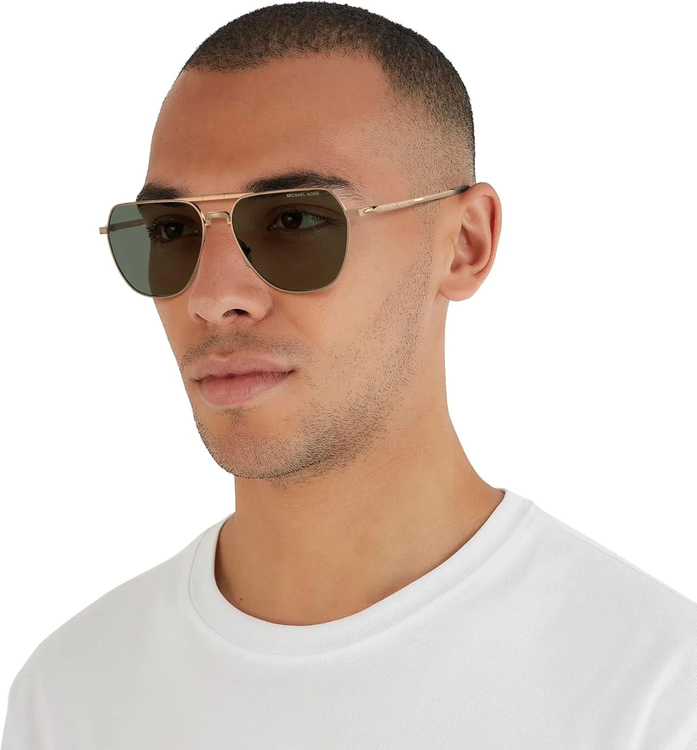 Michael Kors Men's Mk1156 Keswick Aviator Sunglasses