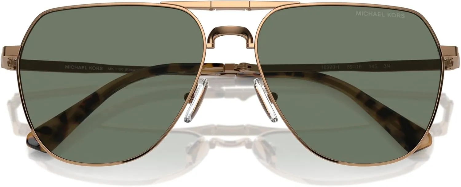 Michael Kors Men's Mk1156 Keswick Aviator Sunglasses