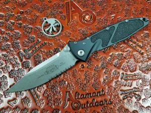 Microtech Socom Elite Manual S/E Part Serrated Stonewashed 160-11