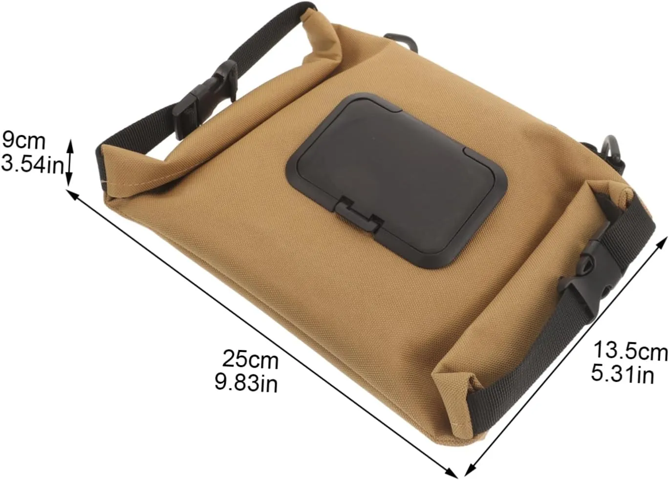 Mikikit 3pcs Multi-use Tissue Container Canvas Hanging Bag Wet Tissue Storage Camping Napkin Case Outdoor Camping Bag