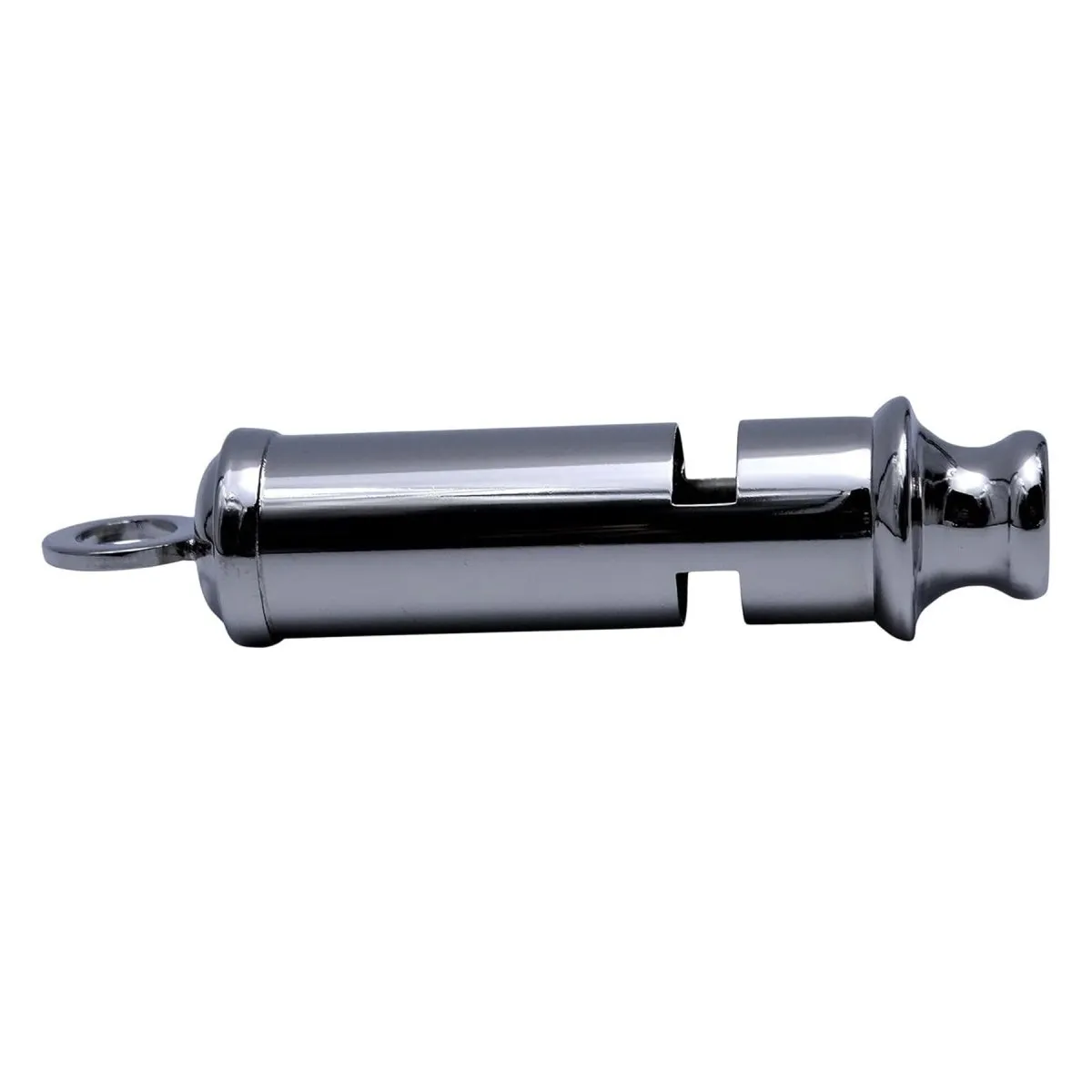 MIL-TEC Bobby Signal Whistle Nickel Plated Brass Lightweight Durable  Gray