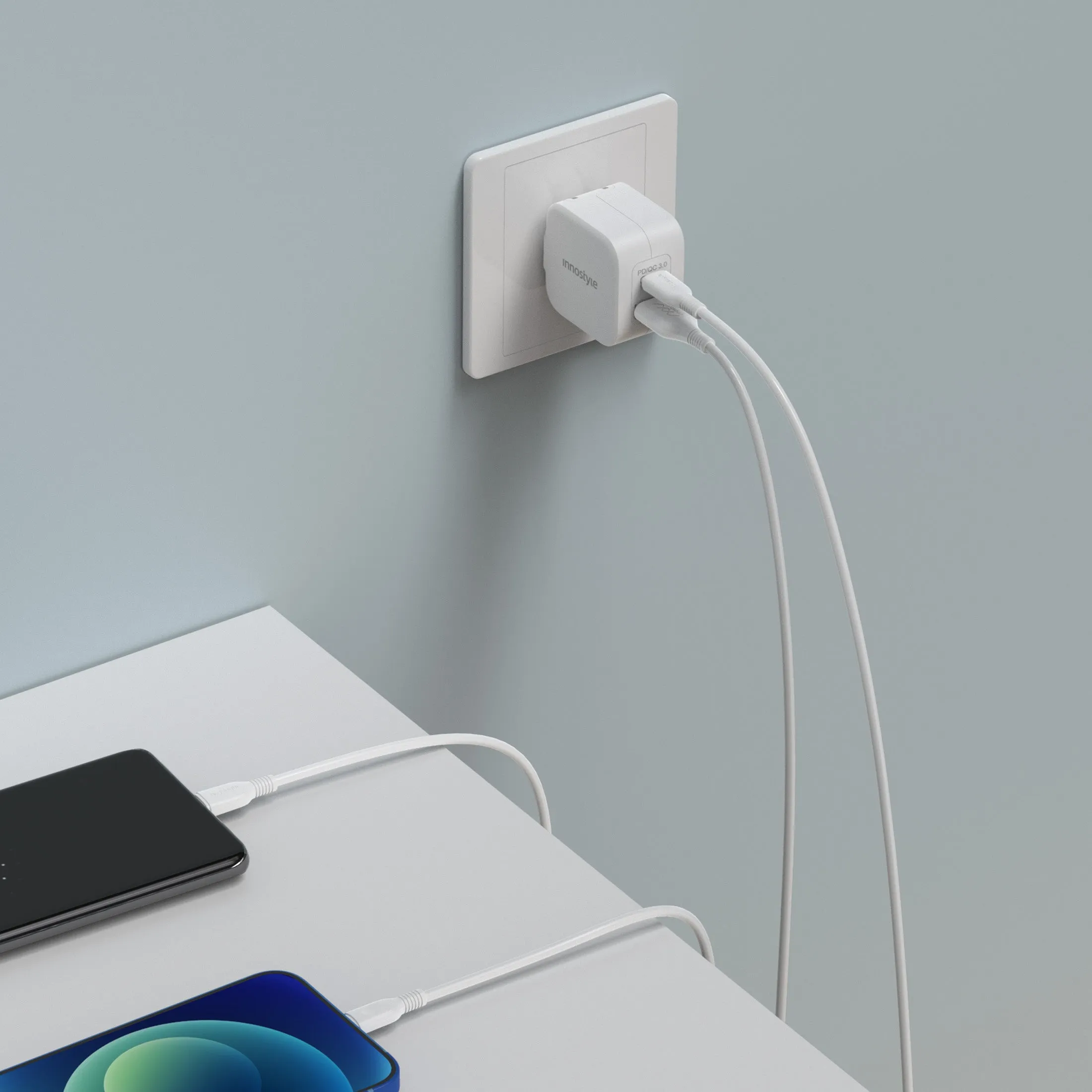 MiniGo Pro III 20W Dual-ports charger IC20-2PD