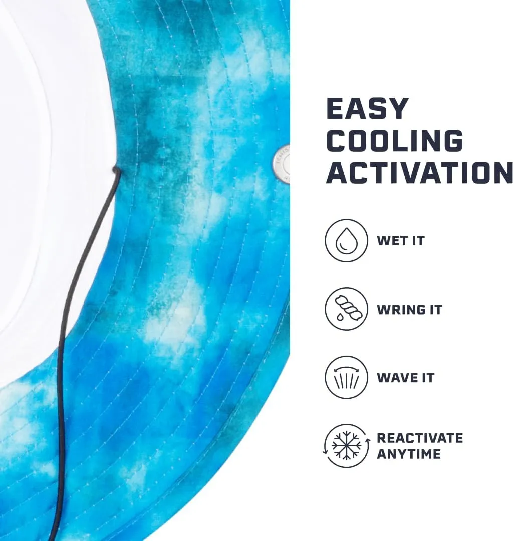 MISSION Cooling Bucket Hat - Unisex Wide-Brim Hat for Men & Women - Lightweight, Foldable & Durable - Cools Up to 2 Hours