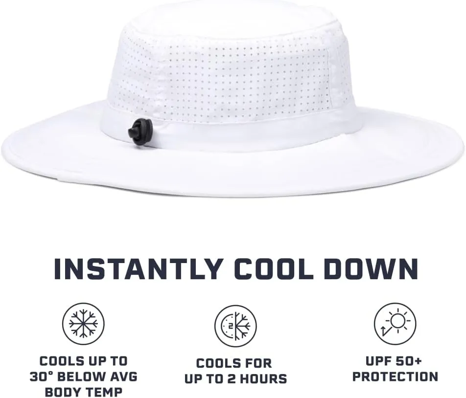 MISSION Cooling UPF Boonie Hat - Unisex Sun Hat for Hiking, Beach & Fishing - Sweat & Water Activated Technology