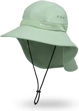 MISSION Cooling UPF Sun Defender Hat Men's & Women's Hat for Hiking, Golfing & Fishing Sweat & Water Activated Technology