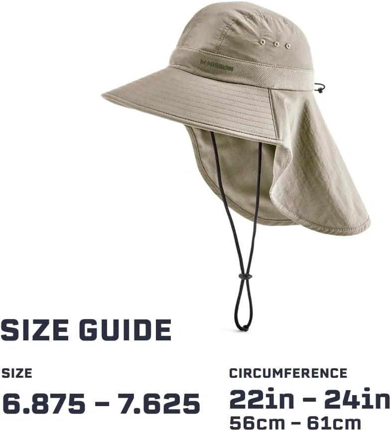 MISSION Cooling UPF Sun Defender Hat Men's & Women's Hat for Hiking, Golfing & Fishing Sweat & Water Activated Technology