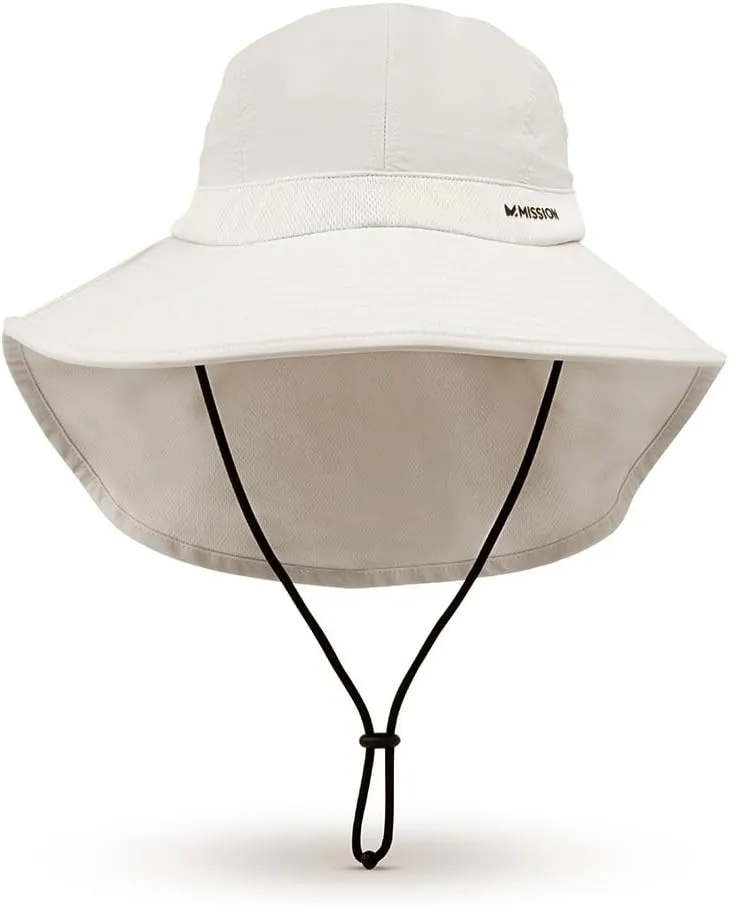 MISSION Cooling UPF Sun Defender Hat Men's & Women's Hat for Hiking, Golfing & Fishing Sweat & Water Activated Technology