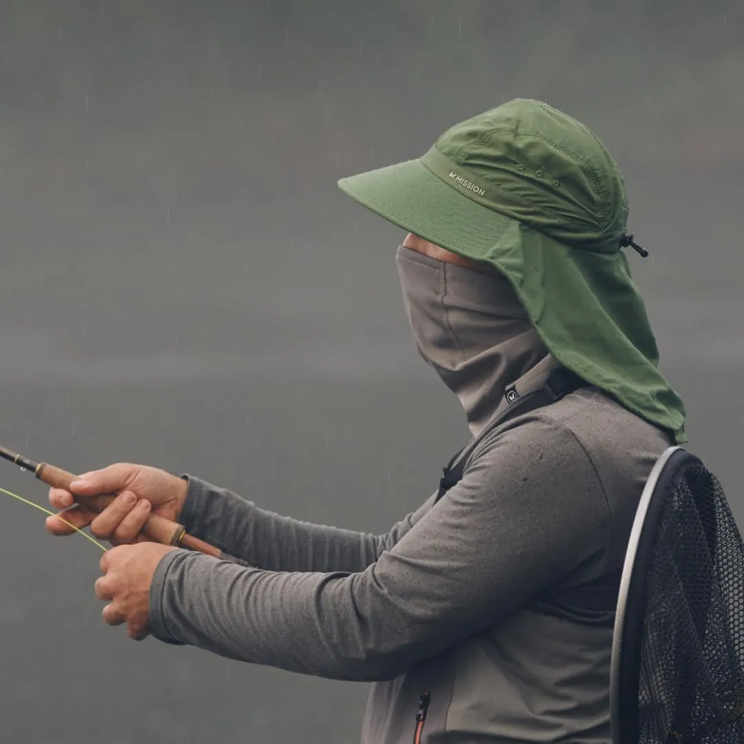 MISSION Cooling UPF Sun Defender Hat Men's & Women's Hat for Hiking, Golfing & Fishing Sweat & Water Activated Technology