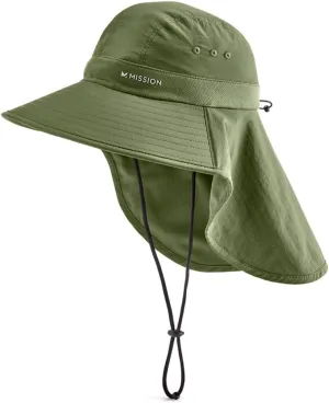 MISSION Cooling UPF Sun Defender Hat Men's & Women's Hat for Hiking, Golfing & Fishing Sweat & Water Activated Technology