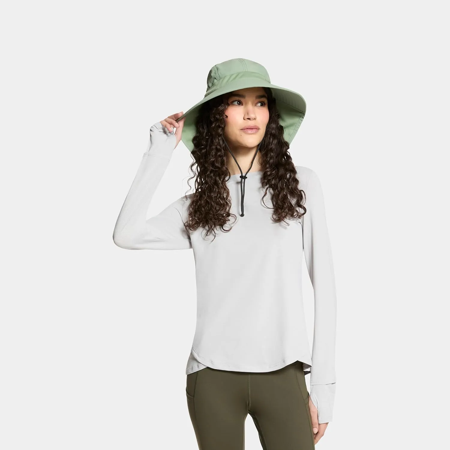 MISSION Cooling UPF Sun Defender Hat Men's & Women's Hat for Hiking, Golfing & Fishing Sweat & Water Activated Technology