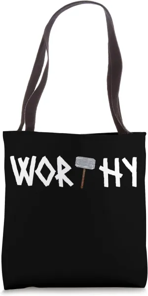 Mjolnir Worthy Thor Tote Bag
