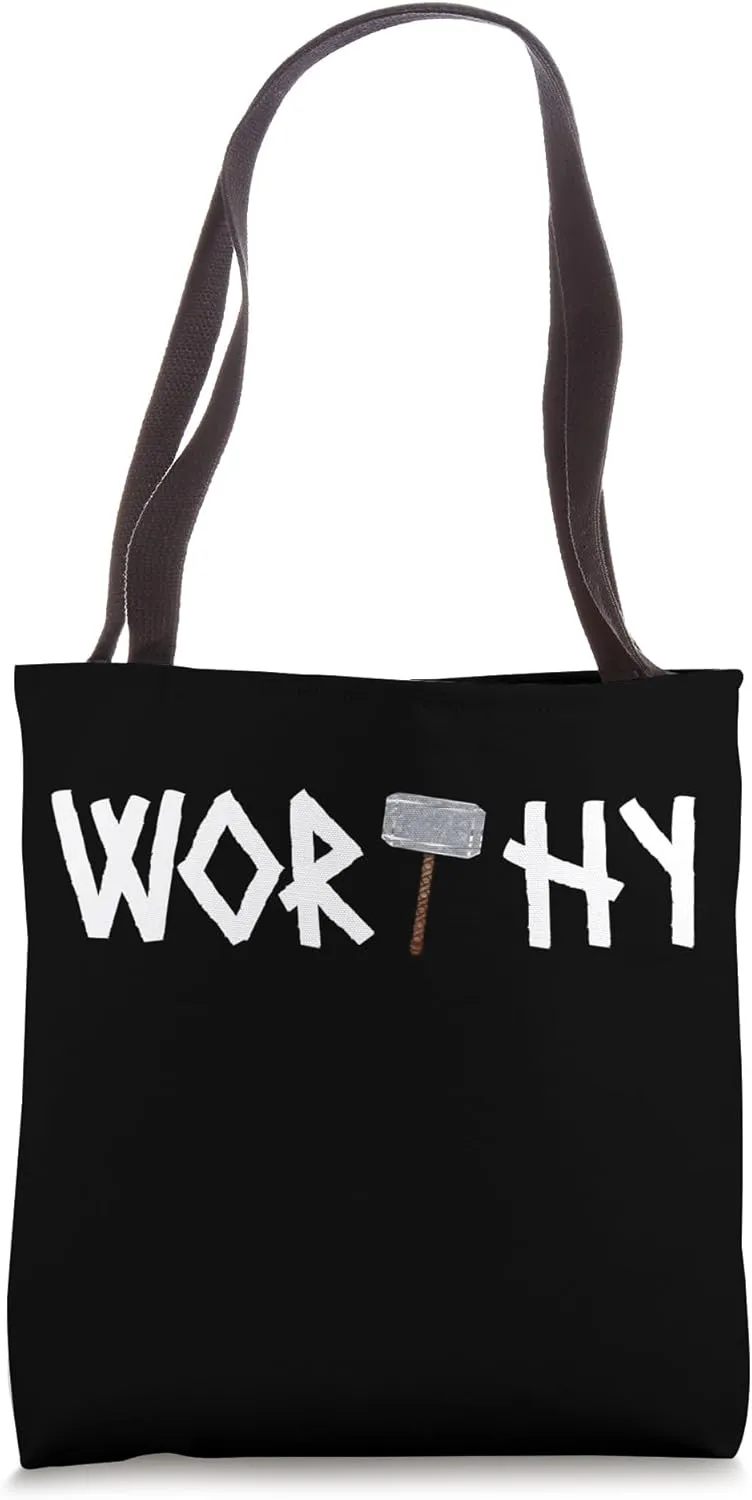 Mjolnir Worthy Thor Tote Bag