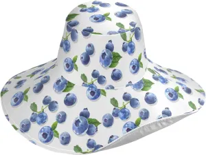 MNSRUU Wide Brim Hats for Women Watercolor Lemons Sun Hat Packable Sun Visors