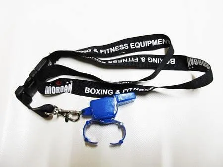 MORGAN PEALESS BLASTER WHISTLE   DLX LANYARD