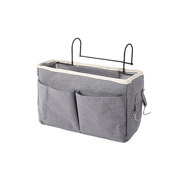 Multi-function Bedside Storage Hanging Bag Bed Table Basket Bedside Organizer Shelf Hanging Bag For Home Storage
