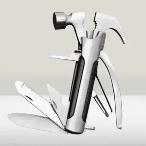 Multi-Function Camping Hammer Tool - 10-in-1 Portable Outdoor Gear