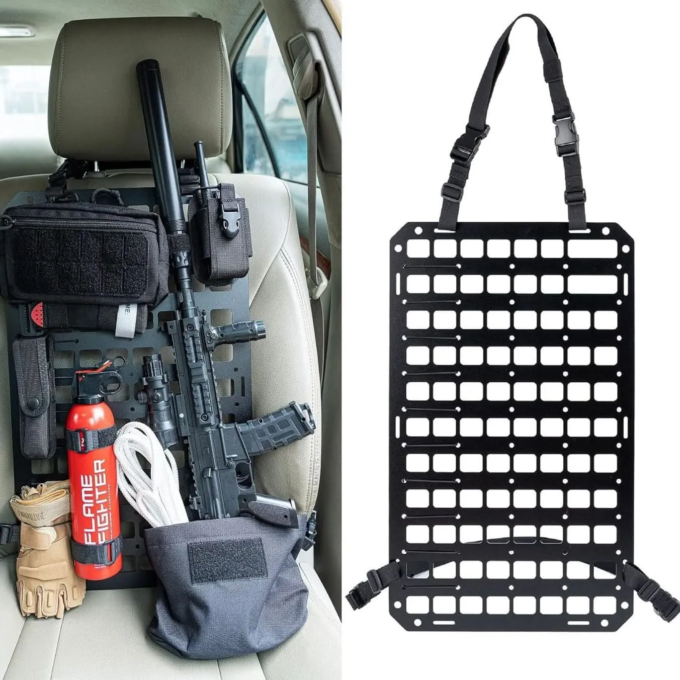 Multifunctional Car Seat Tactical Hanging Plate – Vehicle