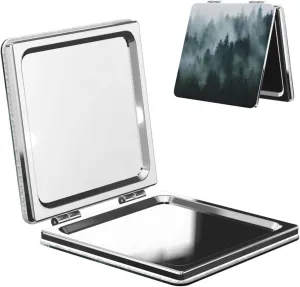 Mysterious Forest Dreamy Clouds Women Small Makeup Mirror Portable Pocket Cosmetic Mirror for Travel