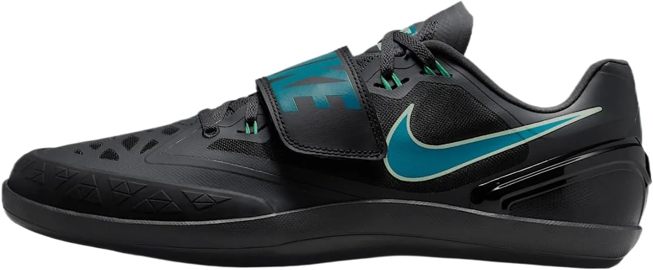 Nike Zoom Rotational 6 Track & Field Throwing Shoes (FZ9606-001, Anthracite/Electric Algae/Vapor Green)