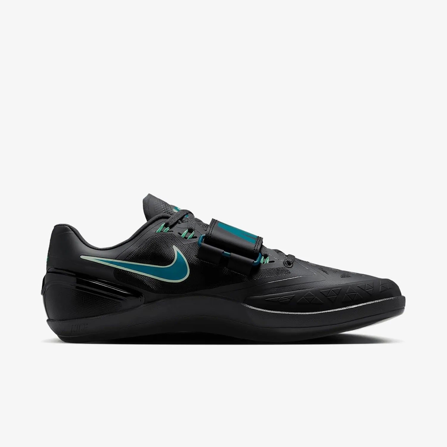 Nike Zoom Rotational 6 Track & Field Throwing Shoes (FZ9606-001, Anthracite/Electric Algae/Vapor Green)