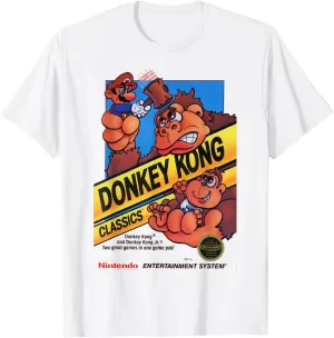 Nintendo Donkey Kong Classics Mario Hammer Graphic T-Shirt T-Shirt