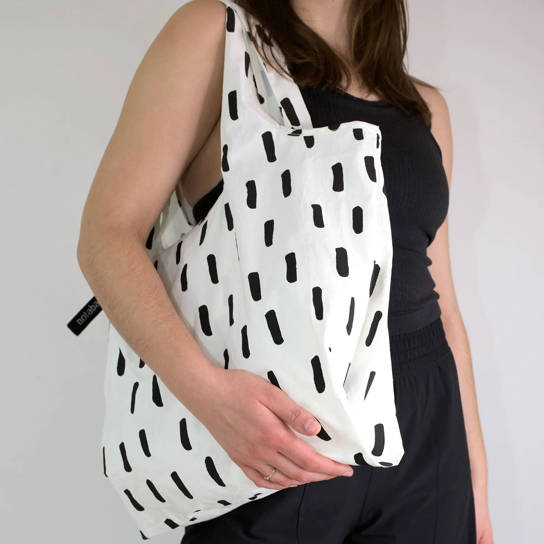 Notabag - Tote - black brush