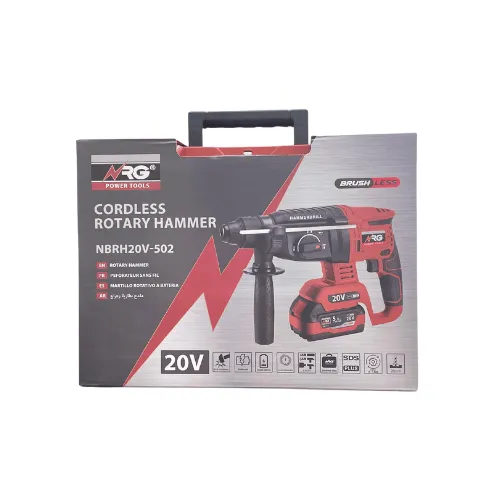NRG Brushless Lithium-Ion Cordless SDS-PLUS Rotary Hammer 20V - NBRH20V-502