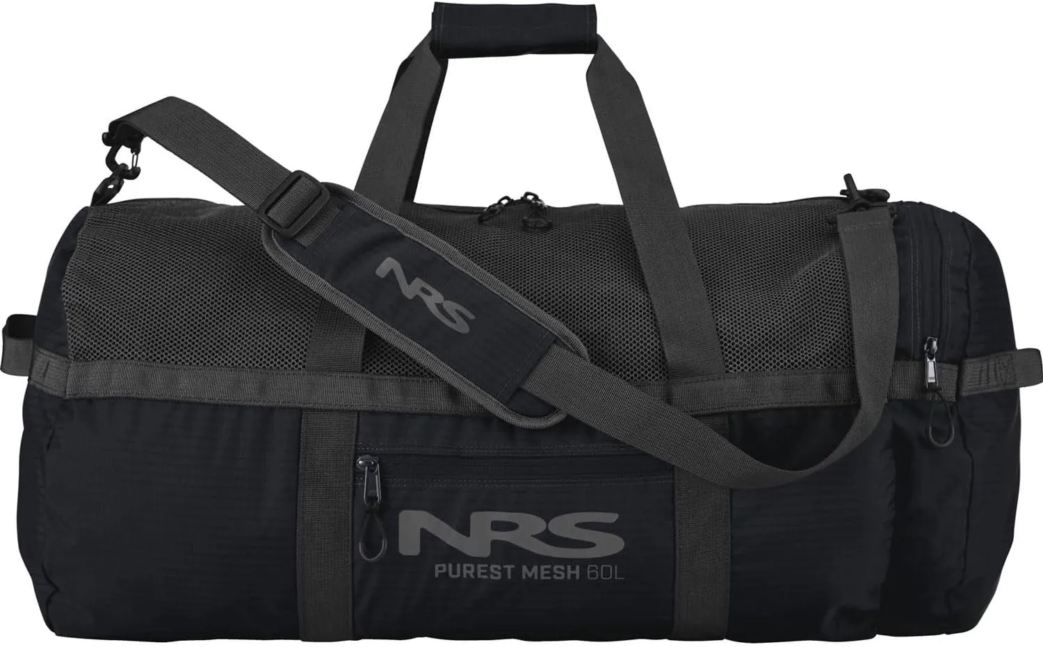 NRS Purest Mesh Duffel Bag (Black, 60 L)