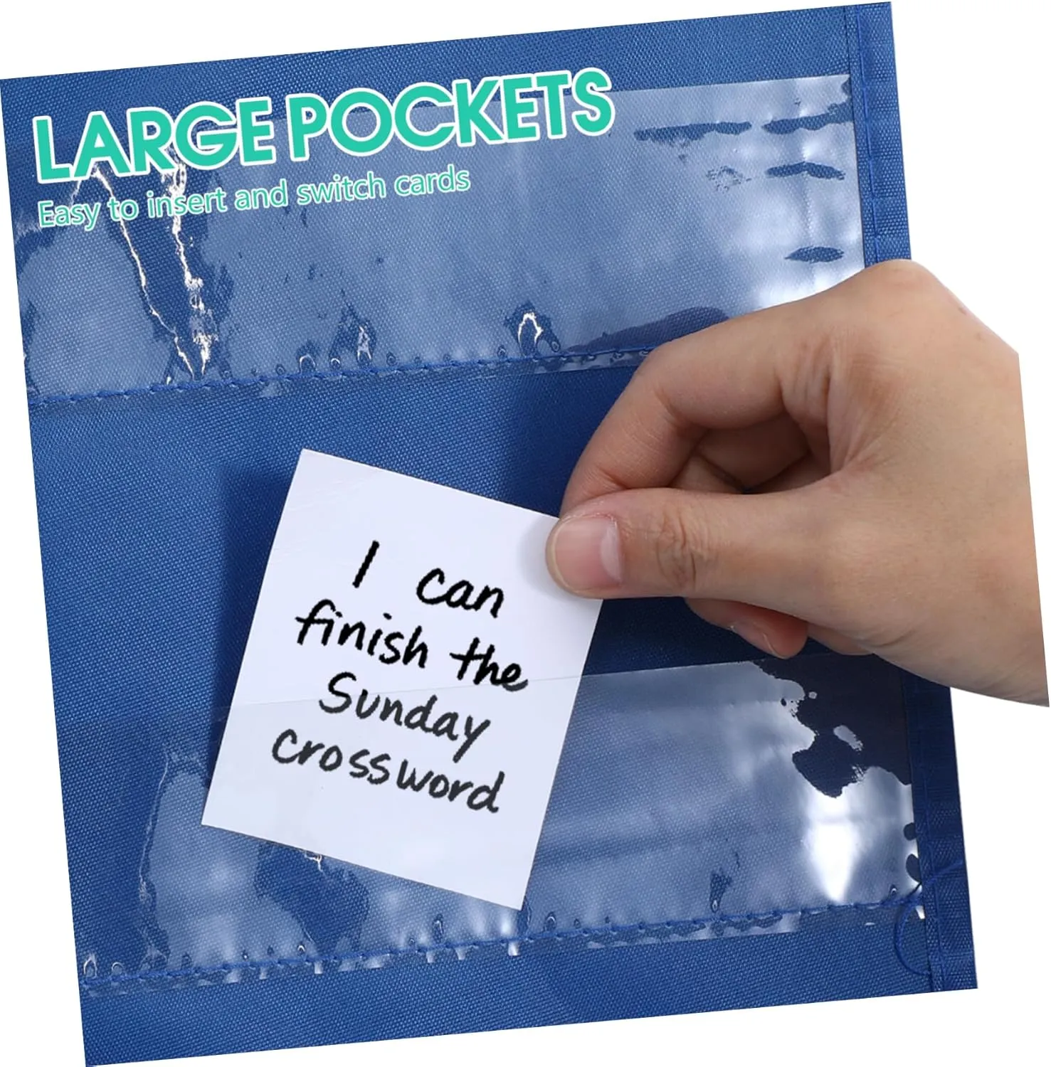 NUOBESTY Pcs Educational Storage Bag Wall Pocket Hanging Storage Handbag Organizer Polyester Material Classroom Tool