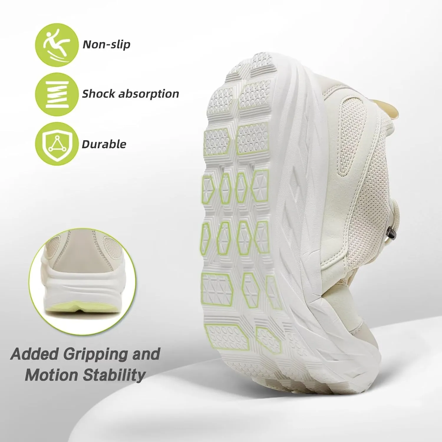 OrthoComfoot Men's Orthopedic Diabetic Wide Walking Shoes: Comfortable Plantar Fasciitis Fashion Sneakers with Arch Support for Swollen, Casual Hammer Toes Shoes for Foot and Heel Pain Relief