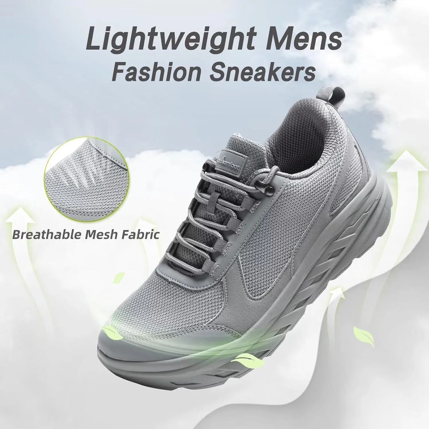 OrthoComfoot Men's Orthopedic Diabetic Wide Walking Shoes: Comfortable Plantar Fasciitis Fashion Sneakers with Arch Support for Swollen, Casual Hammer Toes Shoes for Foot and Heel Pain Relief