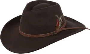 Outback Trading Company Men's 1391 Cooper River UPF 50 Water-Resistant Australian Wool Western Cowboy Hat