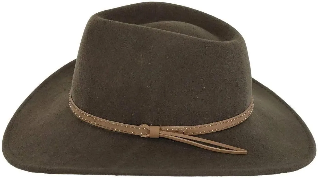 Outback Trading Company Men's 1391 Cooper River UPF 50 Water-Resistant Australian Wool Western Cowboy Hat
