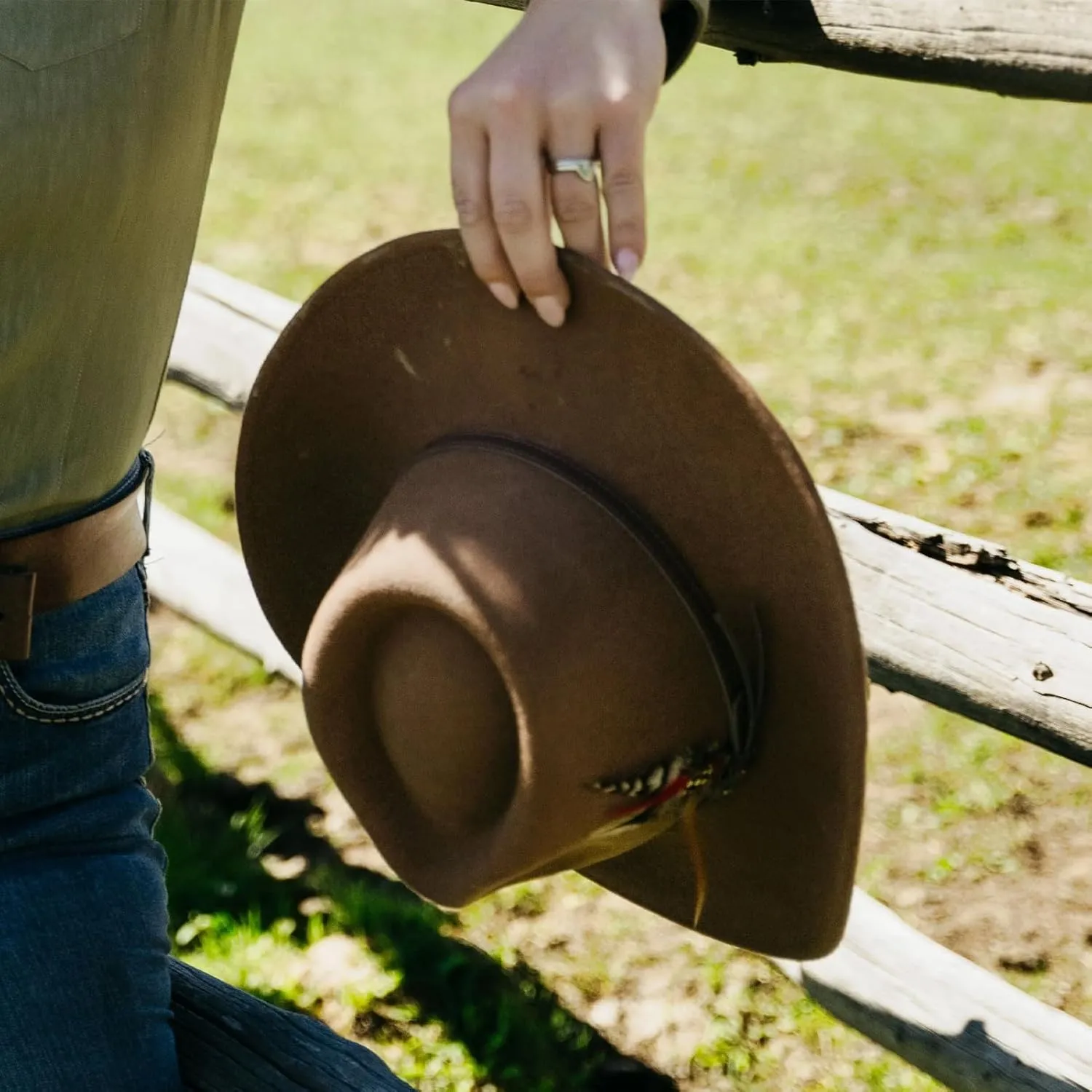 Outback Trading Company Men's 1391 Cooper River UPF 50 Water-Resistant Australian Wool Western Cowboy Hat