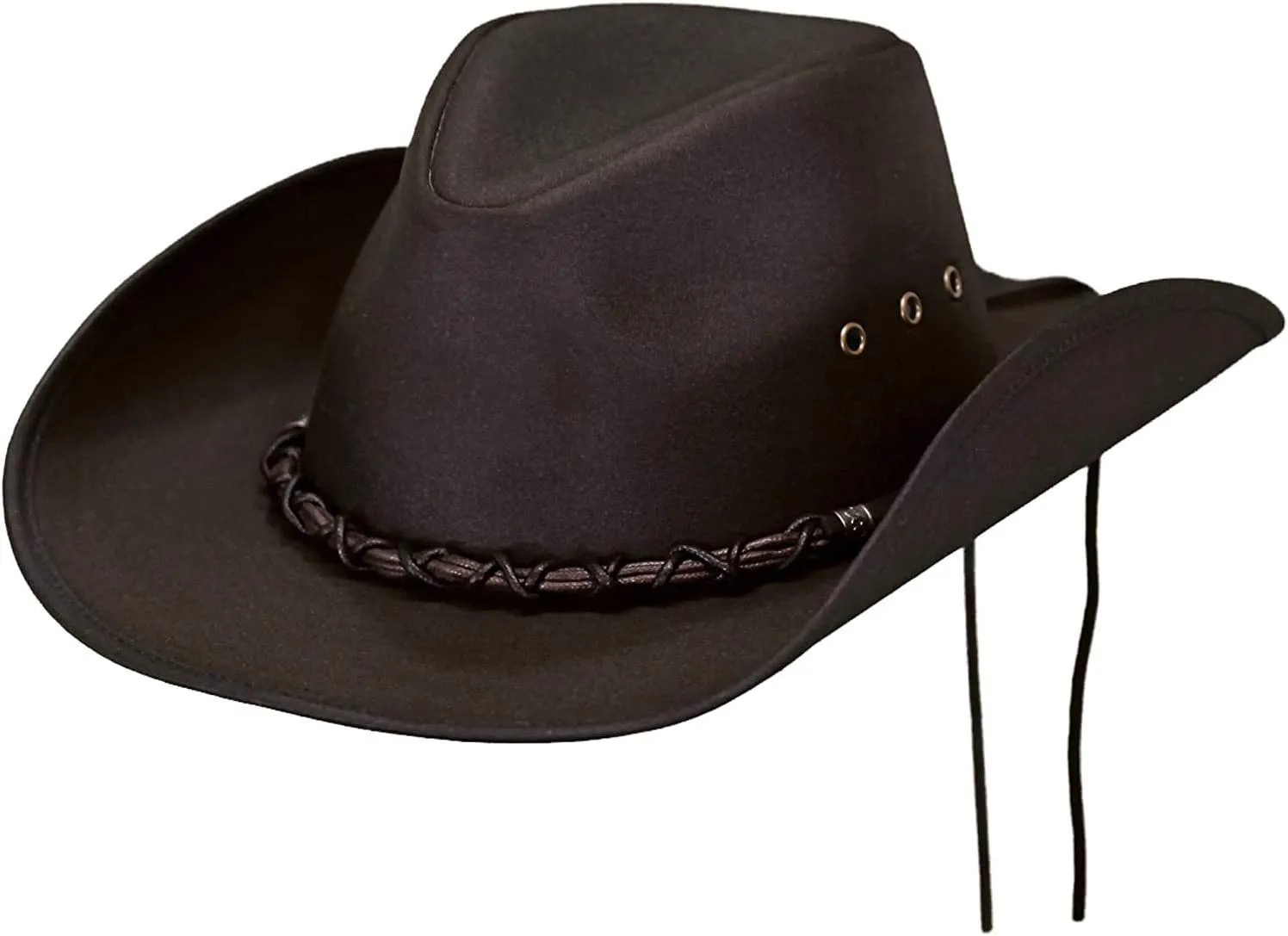 Outback Trading Company Men's 1484 Bootlegger UPF 50 Waterproof Breathable Western Cotton Oilskin Hat