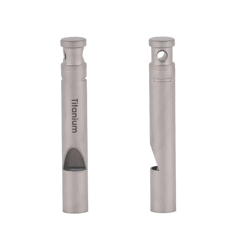 Outdoor Camping Pure Titanium Survival Whistle Lightweight And Portable