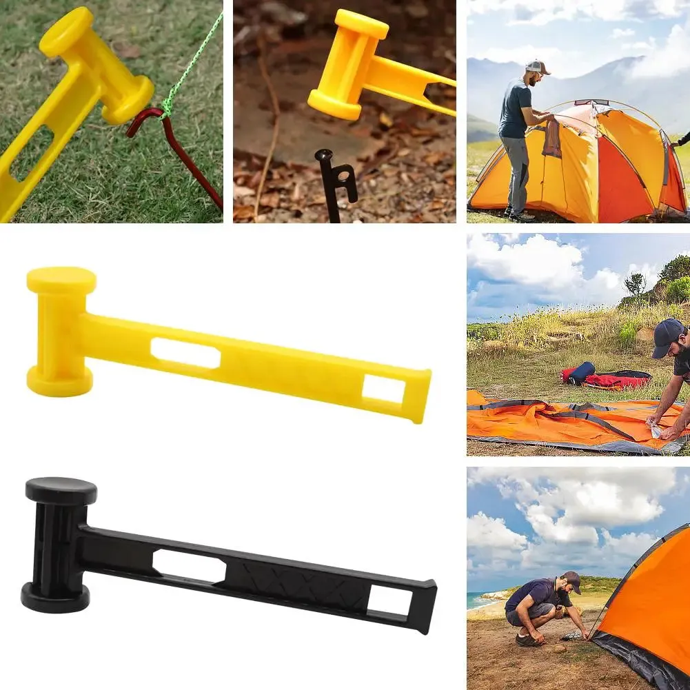 Outdoor Light Weight Hammer PE Solid Color Pulling Nail Hammer